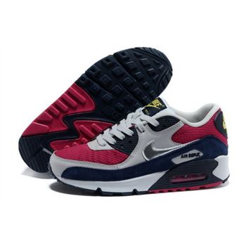 Nike Air Max 90 Womens Shoes Wine Red Gray Cheap
